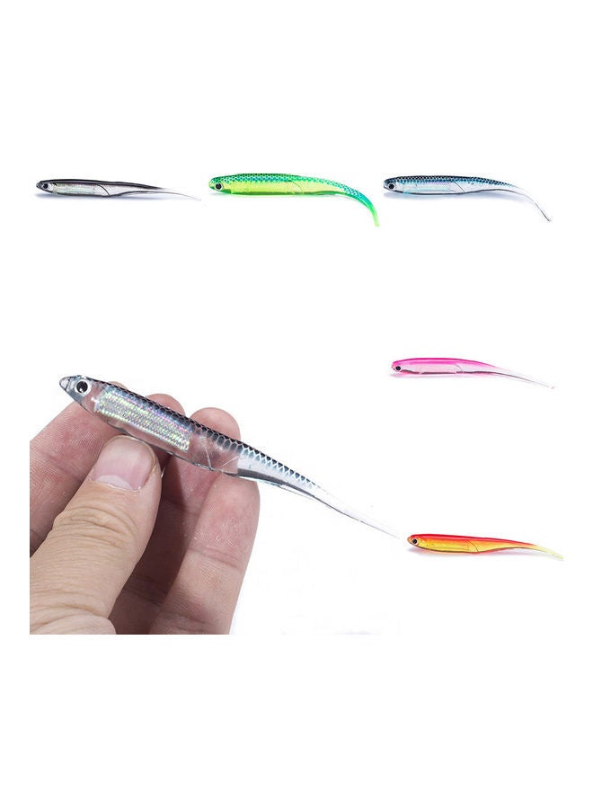 Generic 6Pcs/Set Multicolor 10cm Soft Lure Fish Jig Head Fishing Bait Tackle Tools 20 x 10 x 20cm  - Image 2