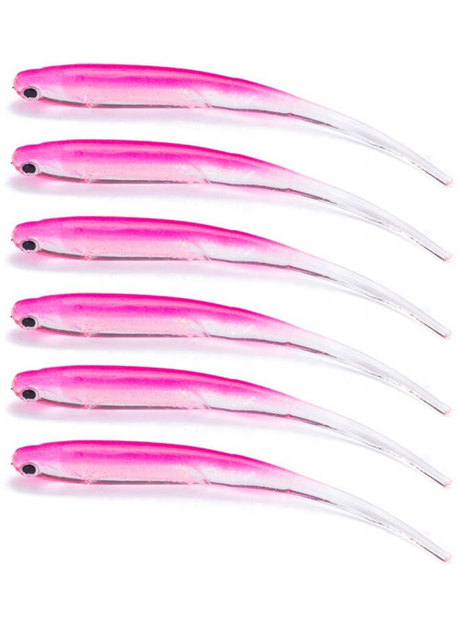 Generic 6Pcs/Set Multicolor 10cm Soft Lure Fish Jig Head Fishing Bait Tackle Tools 20 x 10 x 20cm  - Image 5