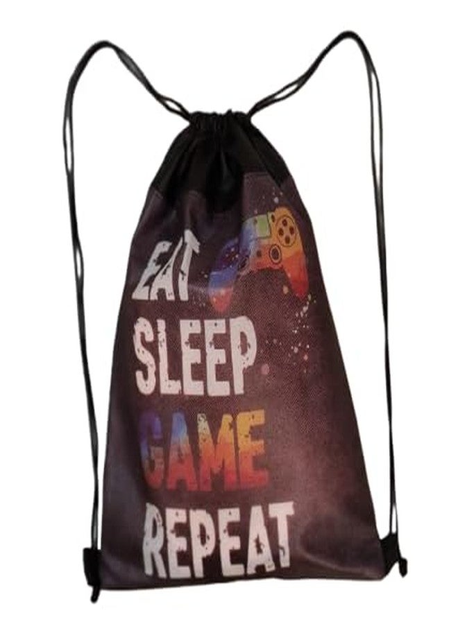 Demoda Drawstring Gaming Theme Sack Bag | Pack of 6| Multicolor Birthday Return Gifts Bags for Boys, Girls, Kids of All Age Group - Image 5