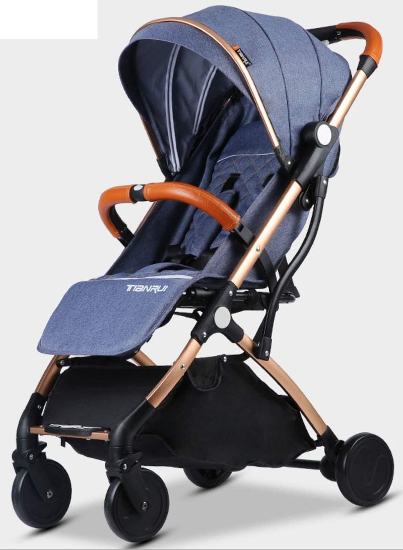 Lightweight Stroller,Baby Stroller Plane blue - Image 2