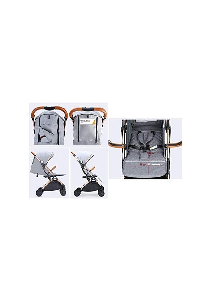 Lightweight Stroller,Baby Stroller Plane blue - Image 4