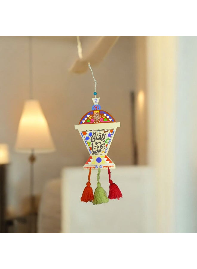 "زينة رمضان على شكل فانوس لإضاءة جو رمضان الخاص" - Image 1