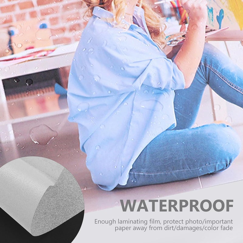 TEHAUX 20pcs A4 Self-Adhesive Laminating Sheets DIY Photo Laminating Film Waterproof Single Sided for Leaves Specimens and Home Office Use - Image 5