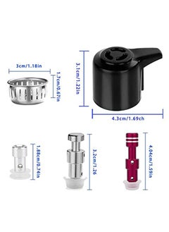 Wocst Steam Release Handle Float Valve Replacement Parts With Anti Block Shield For Instant Pot Duo/Duo Plus 3 5 6 And 8 Quart Instant Pot Smart Wifi 6 Quantity Duo  - Image 2