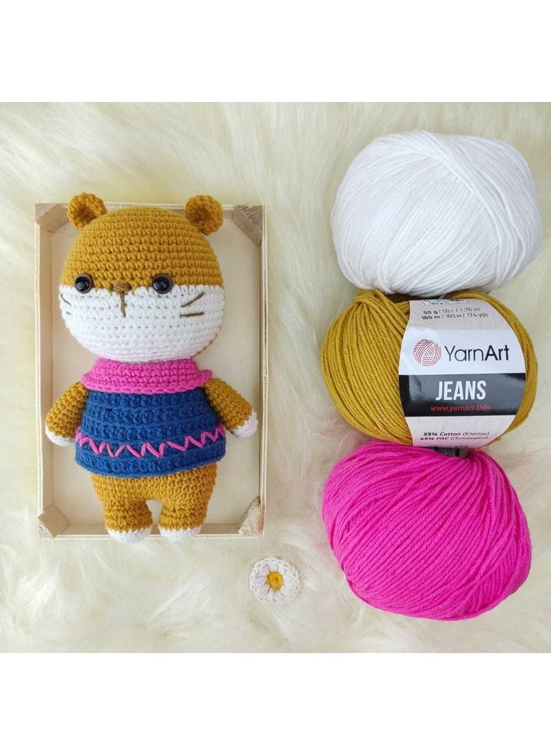 YarnArt - Jeans Light Lilac Hand Knitting Yarn - Image 1
