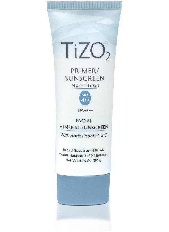 Tizo - 2 Facial Primer Non-Tinted Spf 40 For Unisex 1.75 Oz Sunscreen - Image 1