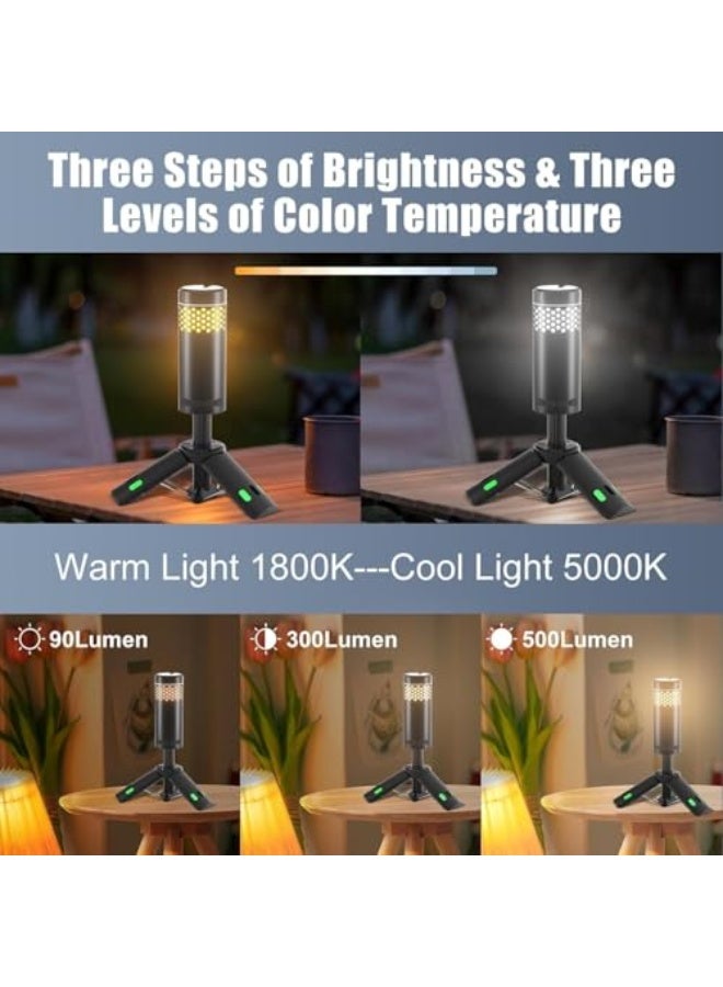 YTOOK Portable Camping Lantern, Multifunction Camping Light with Tripod, 10000mAh Rechargeable, Telescopic Camping Bright LED Lamp for Outdoor Camping Adventure, Hiking, Outages, Emergency - Image 3