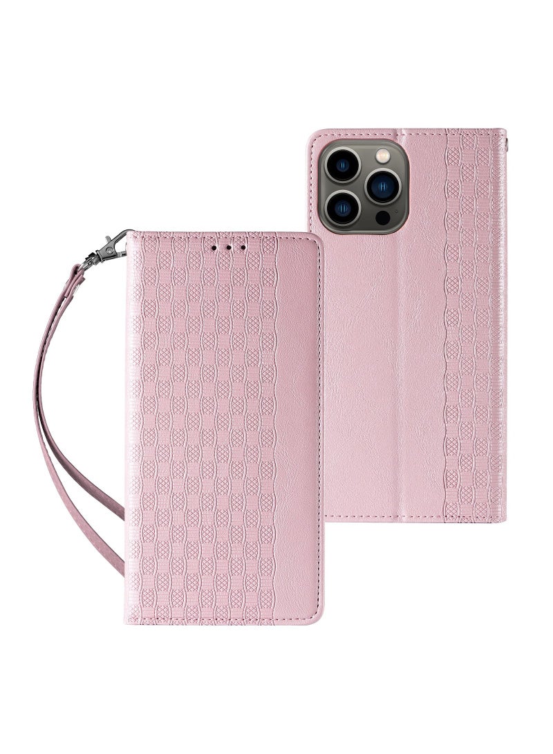 Loquat Suitable For iPhone Solid Color Flip Magnetic Leather Case - Image 1