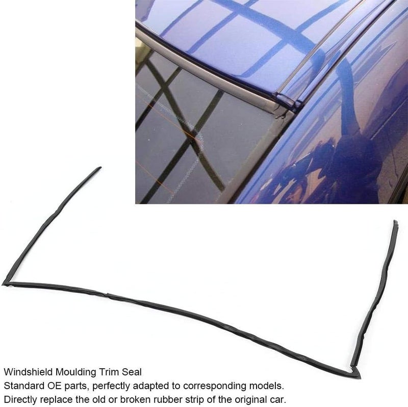woobles Car Windshield Seal, Rear Windshield Moulding Trim Seal Fit for E39 525i 530i 540i 528i M5 51 31 8 159 785 - Image 4