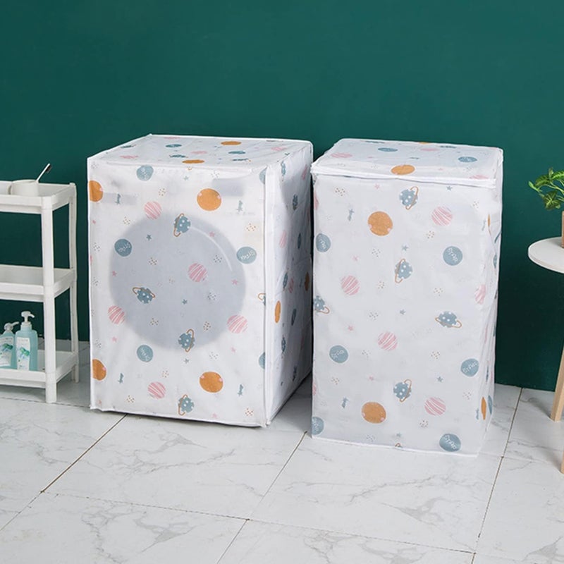 Potency Peva Washing Machine Cover,Washer Dryer Cover Waterproof Anti-Splash,Front Load Washer Protection For Home Laundry, Zipper Waterproof Dustproof Uv Resistant (Front Load - 62*56*83Cm) - Image 3