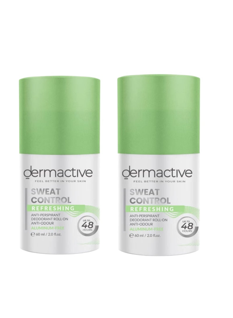 Dermactive Sweat Control Refreshing Roll-On 1+1