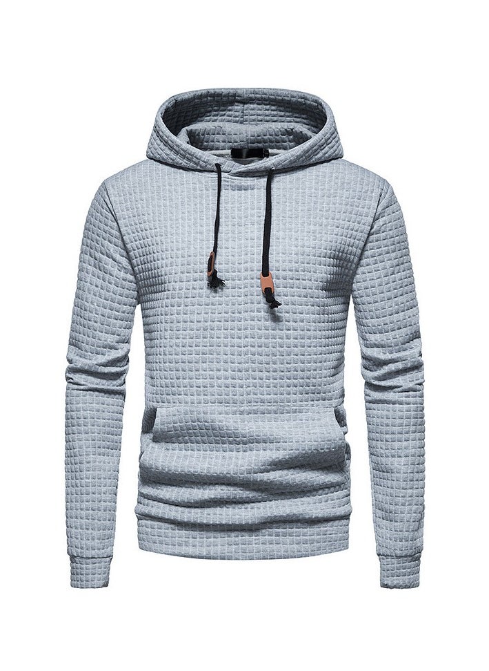 KUYING New Jacquard Long Sleeve Hoodie Sports Sweatshirt  - Image 3