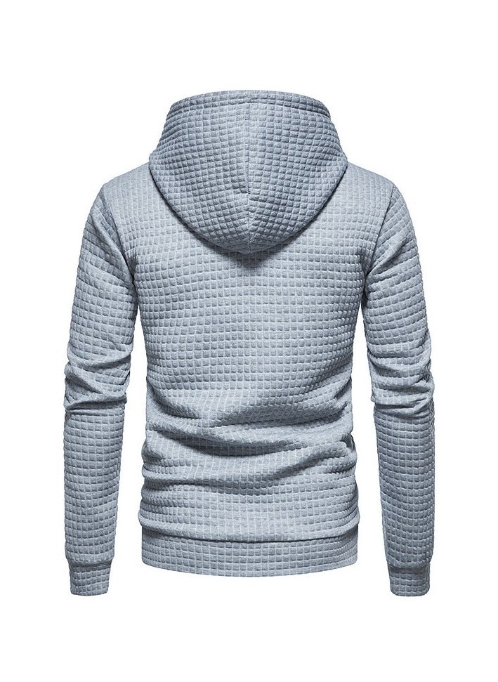 KUYING New Jacquard Long Sleeve Hoodie Sports Sweatshirt  - Image 2
