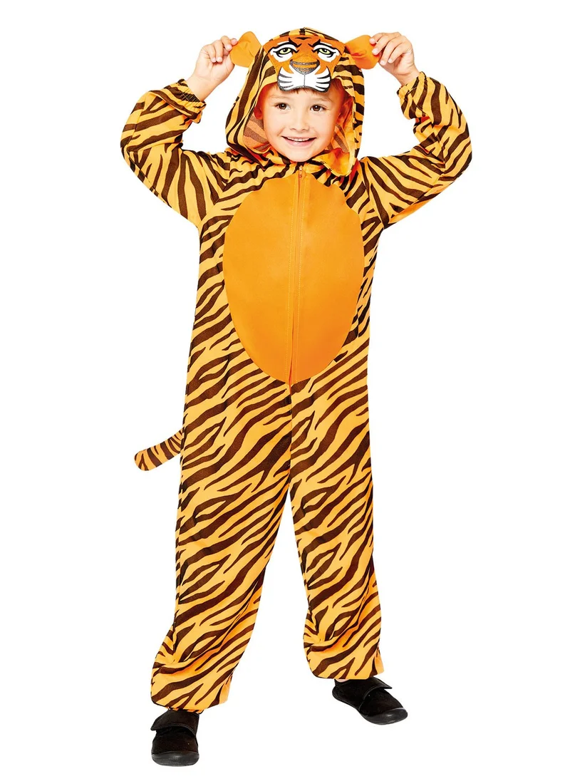 أمسكان Child Tiger Onesie Costume, Animal Dress-Up for School Plays & Parties