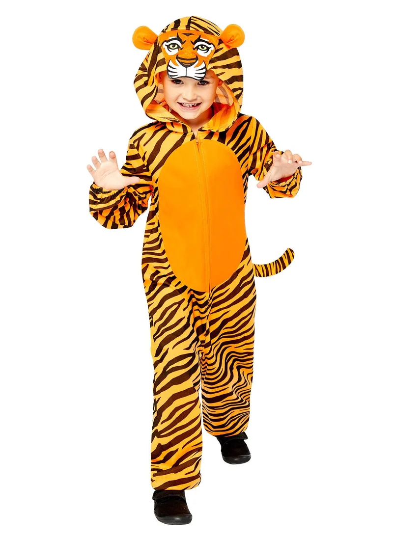 أمسكان Child Tiger Onesie Costume, Animal Dress-Up for School Plays & Parties