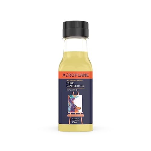 Aeroplane - Refined Linseed Oil for Artists - Reduced Yellowing, Premium Art Supply (100 ML) - Image 1