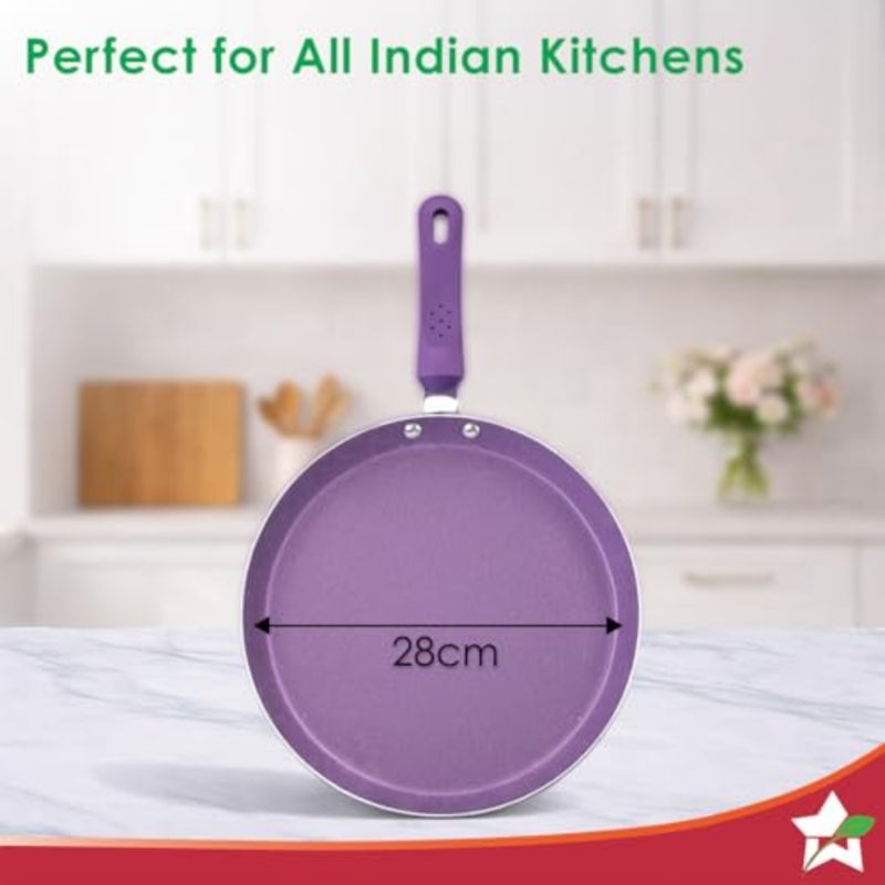 Orchid Dosa Tawa, Purple, 2 Years Warranty - Image 3