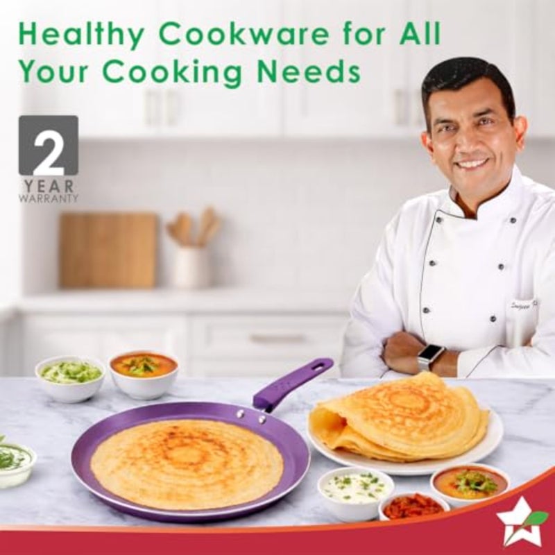 Orchid Dosa Tawa, Purple, 2 Years Warranty - Image 2