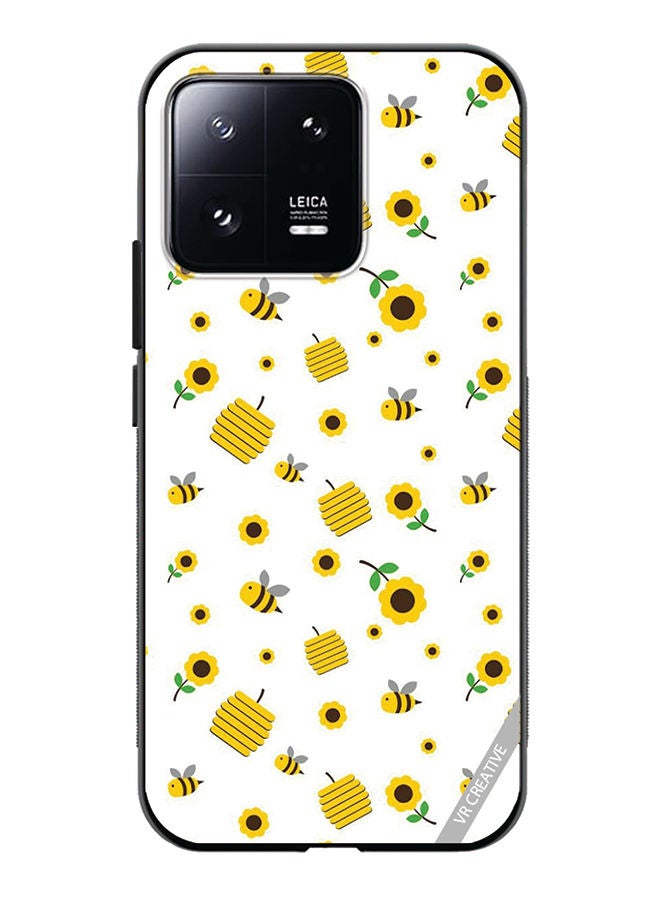 VR CREATIVE Protective Case Cover For Xiaomi 13 Honeybee Design Multicolour - Image 1