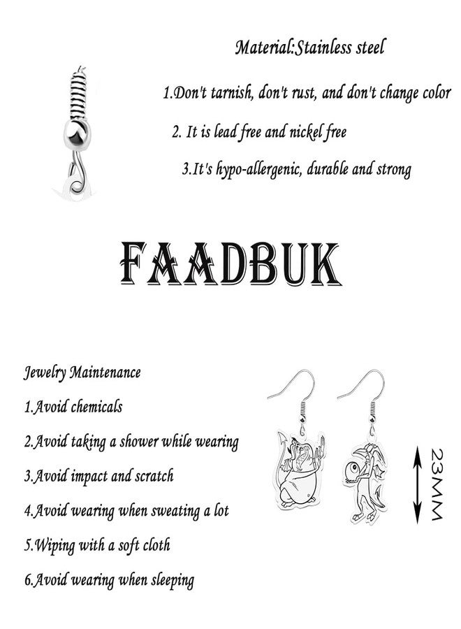 FAADBUK أقراط مستوحاة من فرقة باين آند بانيك (هدية لمحبي باين آند بانيك) - Image 2