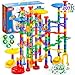 JOYIN 207Pcs Glowing Marble Run Construction Building Blocks Toys with 5 Glow in The Dark STEM Toy for Boys and Girls Educational Toy Birthday Gifts Easter Basket Stuffers - Image 4