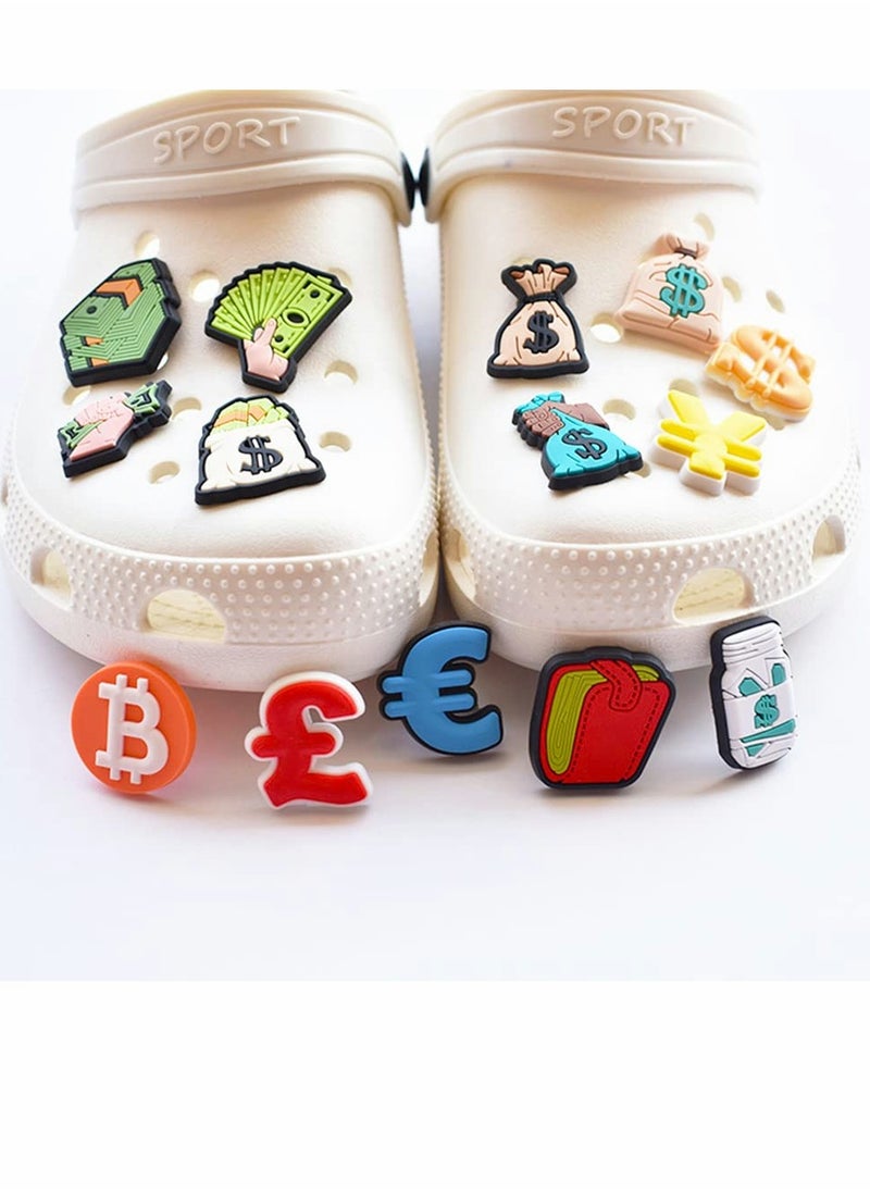 Excefore Shoe Decoration Charms Croc, 15 Pcs Cartoon Croc Accessories for Shoes ​PVC Charms Bracelet Wristband for Men Women Kids Girl Nurse Adult Buckle Party Favors Gifts  - Image 2