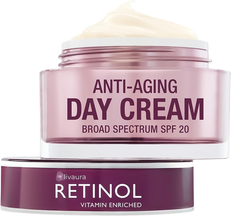 Retinol Anti-Aging Day Cream with Broad Spectrum SPF 20 - 1.7oz - Image 1