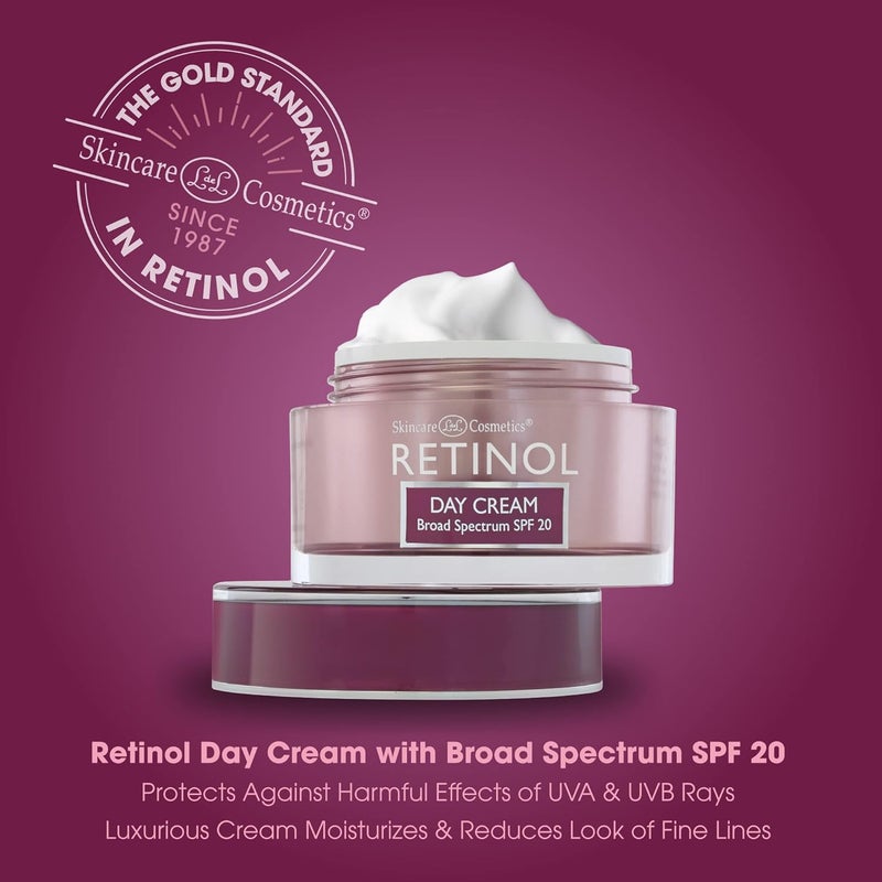 Retinol Anti-Aging Day Cream with Broad Spectrum SPF 20 - 1.7oz - Image 2