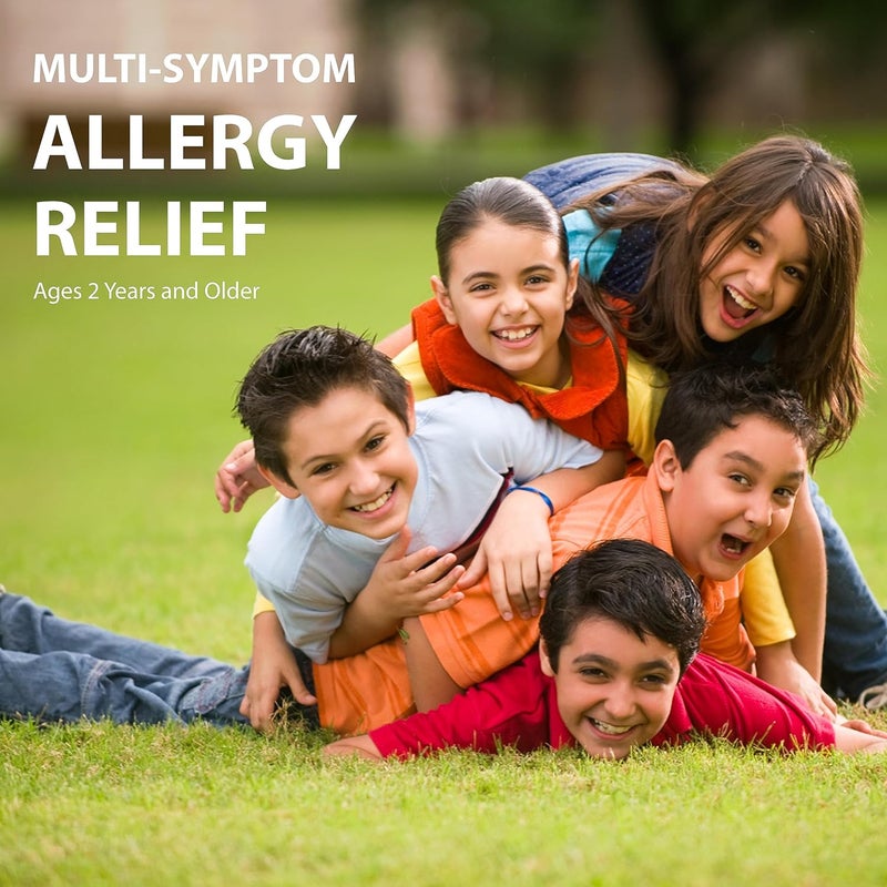 Taro Childrens Oral Solution Dye Free Fruit Flavor NonDrowsy 24h Relief of Sneezing Runny Nose Itchy Watery Eyes Itchy Throat or Nose Antihistamine Indoor  Outdoor Allergies - Image 5