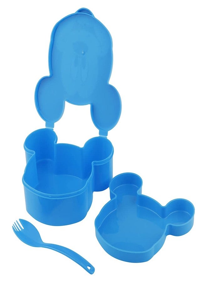 SKi Homeware Disney Mickey Mouse Theme Gift Set Geometry Box with Lunch Box Ideal Gifts for Kids (Blue) - Image 5
