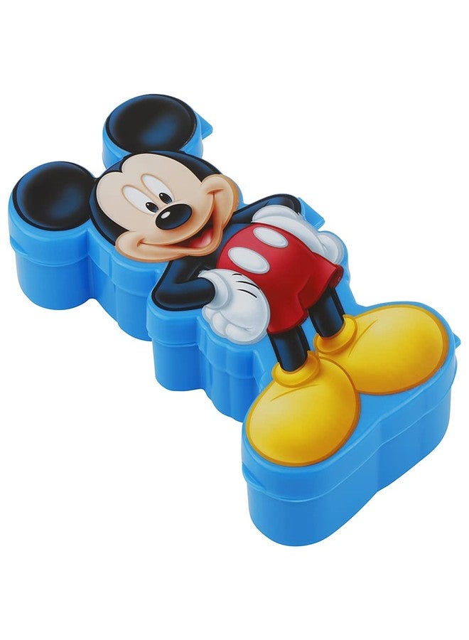 SKi Homeware Disney Mickey Mouse Theme Gift Set Geometry Box with Lunch Box Ideal Gifts for Kids (Blue) - Image 4