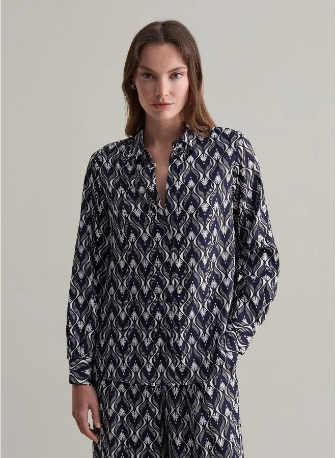 Ovs Shirt with liberty pattern print