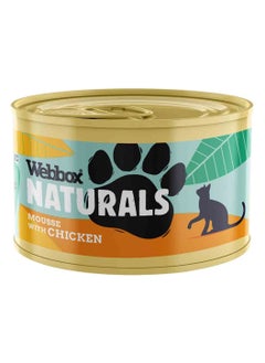 Webbox Natural Cat Mousse Chicken 12 x 85grams 