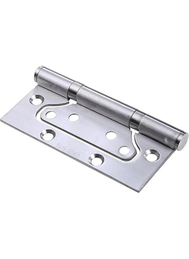 4-inch butterfly door hinge (pack of 2); stainless steel hinges for home and room doors and windows. - Image 2