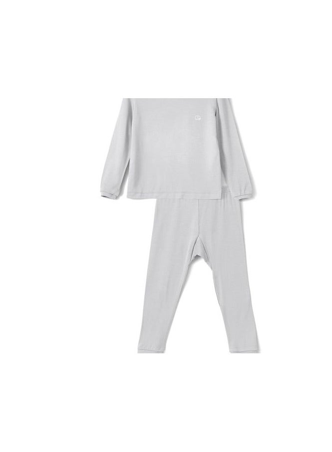 Anvi Baby Bamboo Spandex Pajama 4T- Grey - Image 1