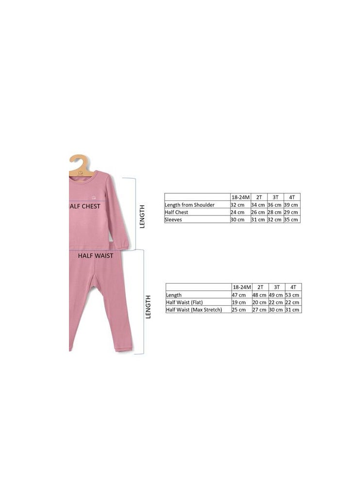 Anvi Baby Bamboo Spandex Pajama 4T- Grey - Image 4