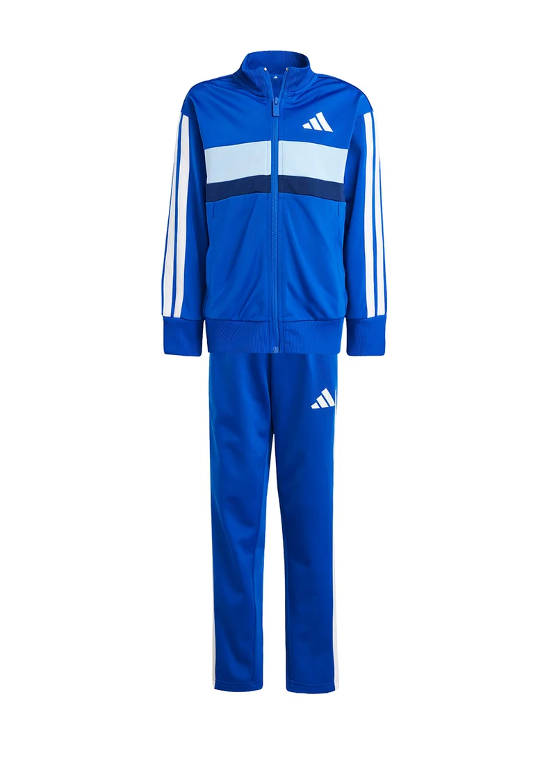 adidas بدلة رياضية أساسية موسمية للأطفال بنقوش التايبر  خطوط