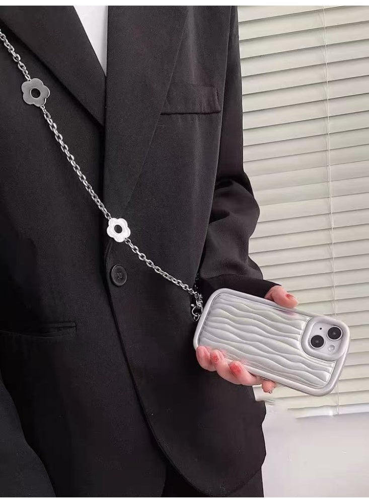 Luxury Metal Crossbody Phone Lanyard – Long Stylish Anti-lost Chain Strap, Multi-functional & Elegant Design - Image 2