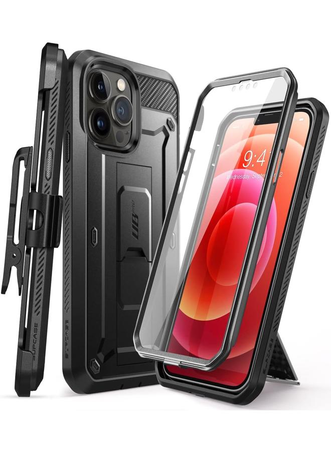 SupCase Unicorn Beetle Pro Series Built In Screen Protector Full Body Rugged Holster Case For Iphone 13 Pro Max 2021 Release 6.7In Black - Image 1