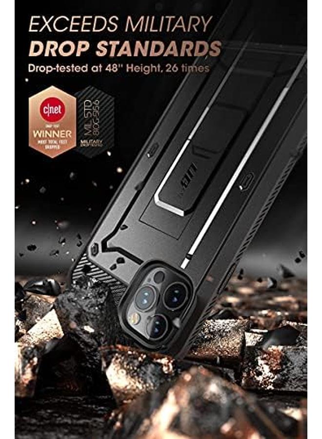 SupCase Unicorn Beetle Pro Series Built In Screen Protector Full Body Rugged Holster Case For Iphone 13 Pro Max 2021 Release 6.7In Black - Image 3