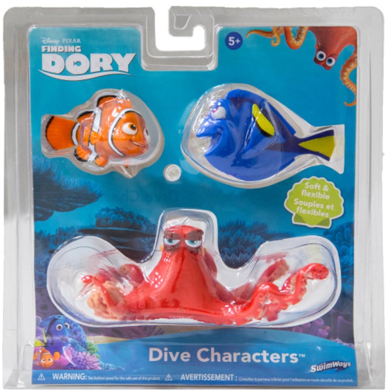 SwimWays Disney Finding Dory Dive Characters Diving Toys (3-Pack), Bath Toys & Pool Party Supplies for Kids Ages 5 and Up - Image 2