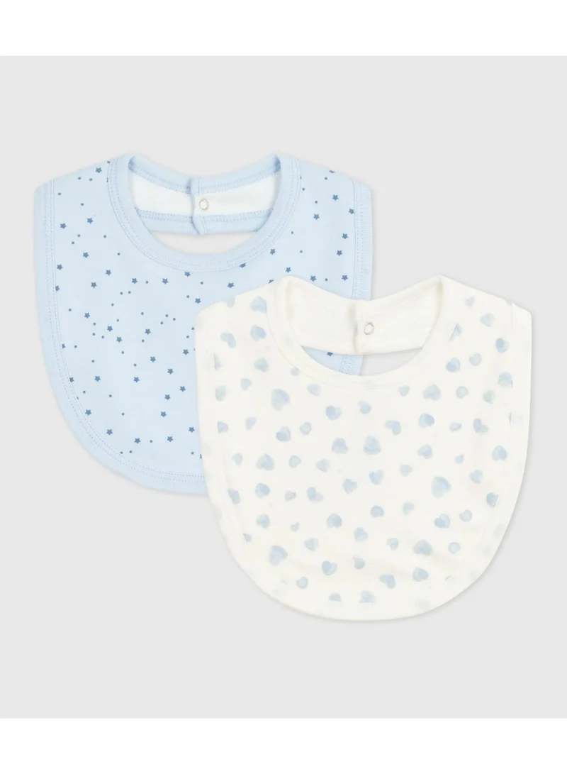 Petit Bateau Pack of babies' printed cotton bibs