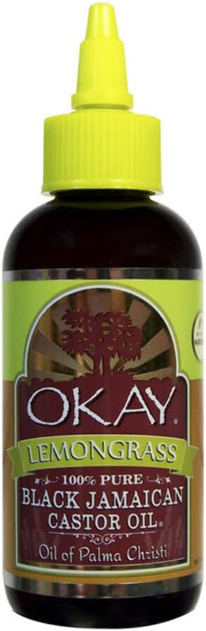 OKAY زيت الخروع الجامايكي الأسود النقي من أوكي مع الليمون 4 أونصات 011 كجم - Image 1