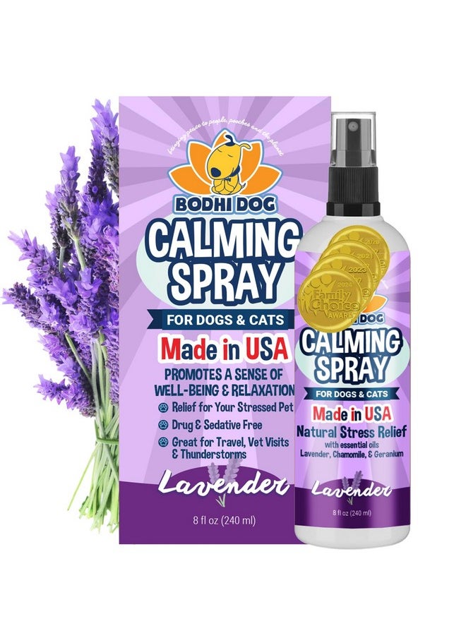 Bodhi Dog - Bodhi Dog Natural Dog Calming Spray | Premium Calming Care for Dogs & Cats | Long Lasting Anxiety Relief for Pets | Ideal for Grooming, Travel, and Fireworks | Made in USA (Calming Lavender, 8 Fl Oz) - Image 1