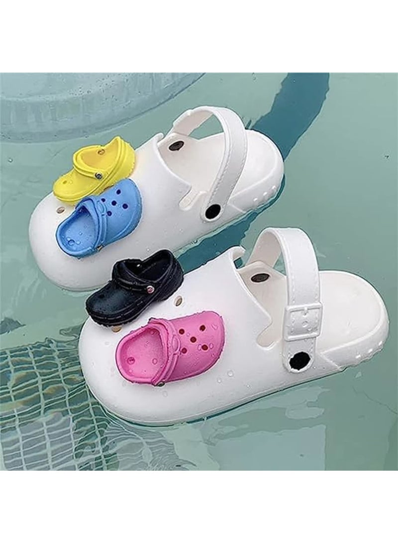 SOLARAE Shoe Decoration Charms 2 Pcs Mini Shoe Charm for Crocs Accessories Hole Hole Shoe Buckle Party Favors ‚ÄãMini Charm Bracelet Wristband Decoration for Nurse Adults Men Women Kid - Image 4