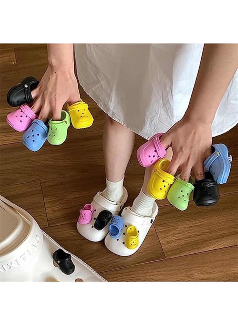 SOLARAE Shoe Decoration Charms 2 Pcs Mini Shoe Charm for Crocs Accessories Hole Hole Shoe Buckle Party Favors ‚ÄãMini Charm Bracelet Wristband Decoration for Nurse Adults Men Women Kid - Image 5