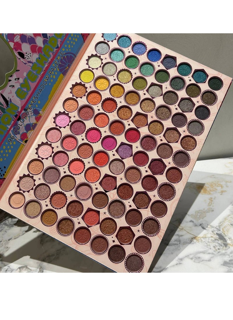 IGOODCO Professional Makeup Eyeshadow Palette With Applicators 96 Color Palette Matte  - Image 3