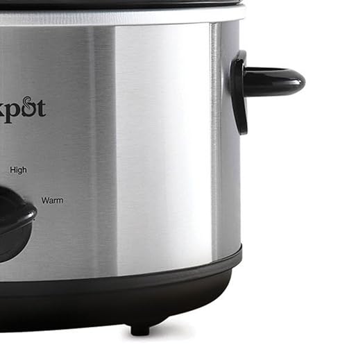 Crock-Pot 4.5 Quarts Manual Design Series Slow Cooker with 3 Manual Heat Settings Cooks Meals for 4 Plus People with Removable Stoneware Bowl, Silver - Image 4