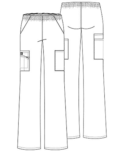 Dickies Women's EDS Signature Natural Rise Pull-On Pant, Grey, X-Large - Image 5