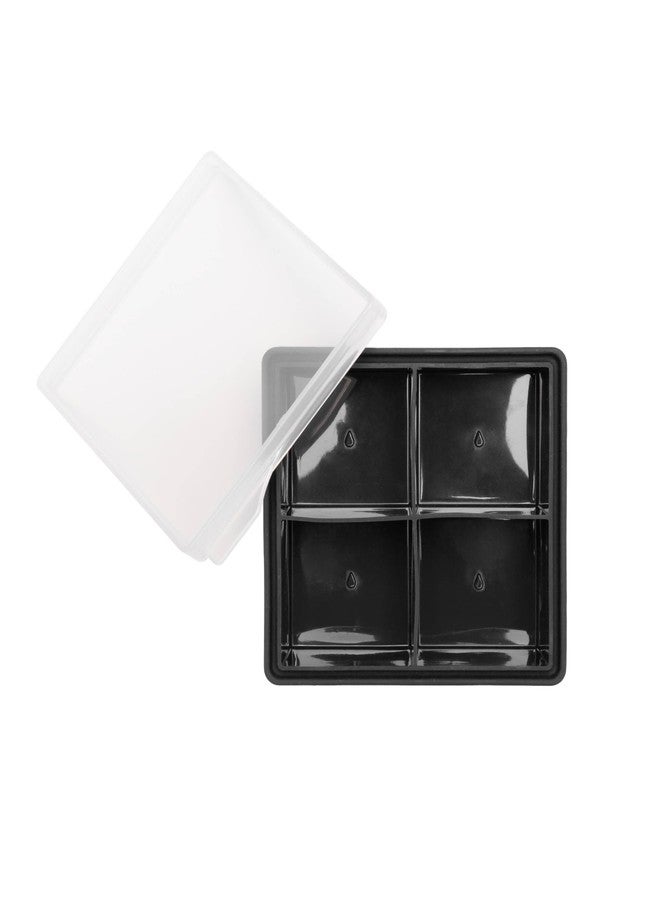 Cambridge E956BKTS2BM 4-Cube Large Clear Lid Ice Mold - Image 2
